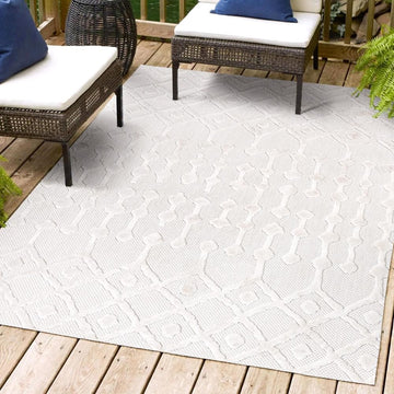 Peralta Moroccan Diamond Indoor/outdoor Area Rug